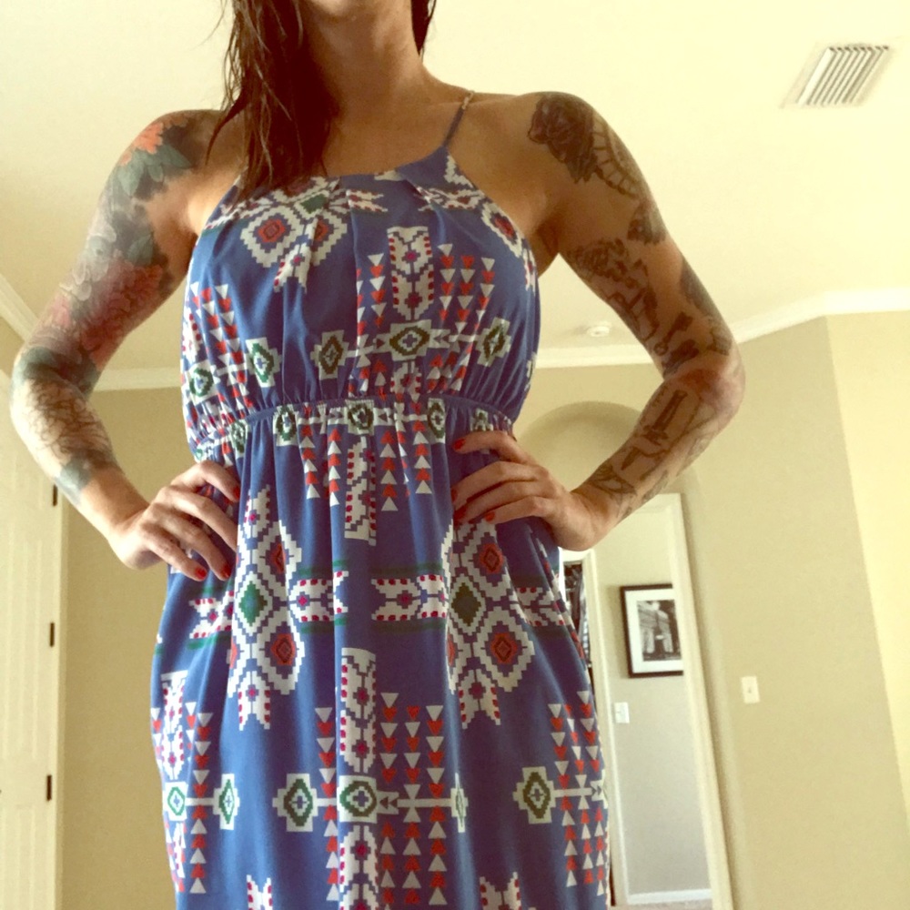 Southwest Print Lined Sundress